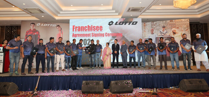 Italian brand LOTTO signs agreements with 13 more Bangladeshi franchisees