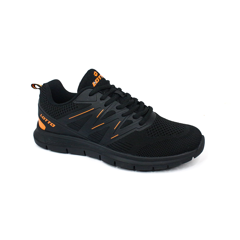 Lotto black online running shoes